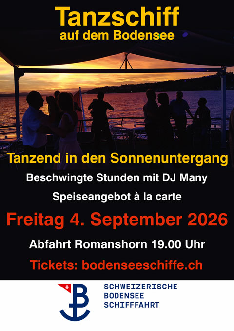 Tanzschiff Bodensee